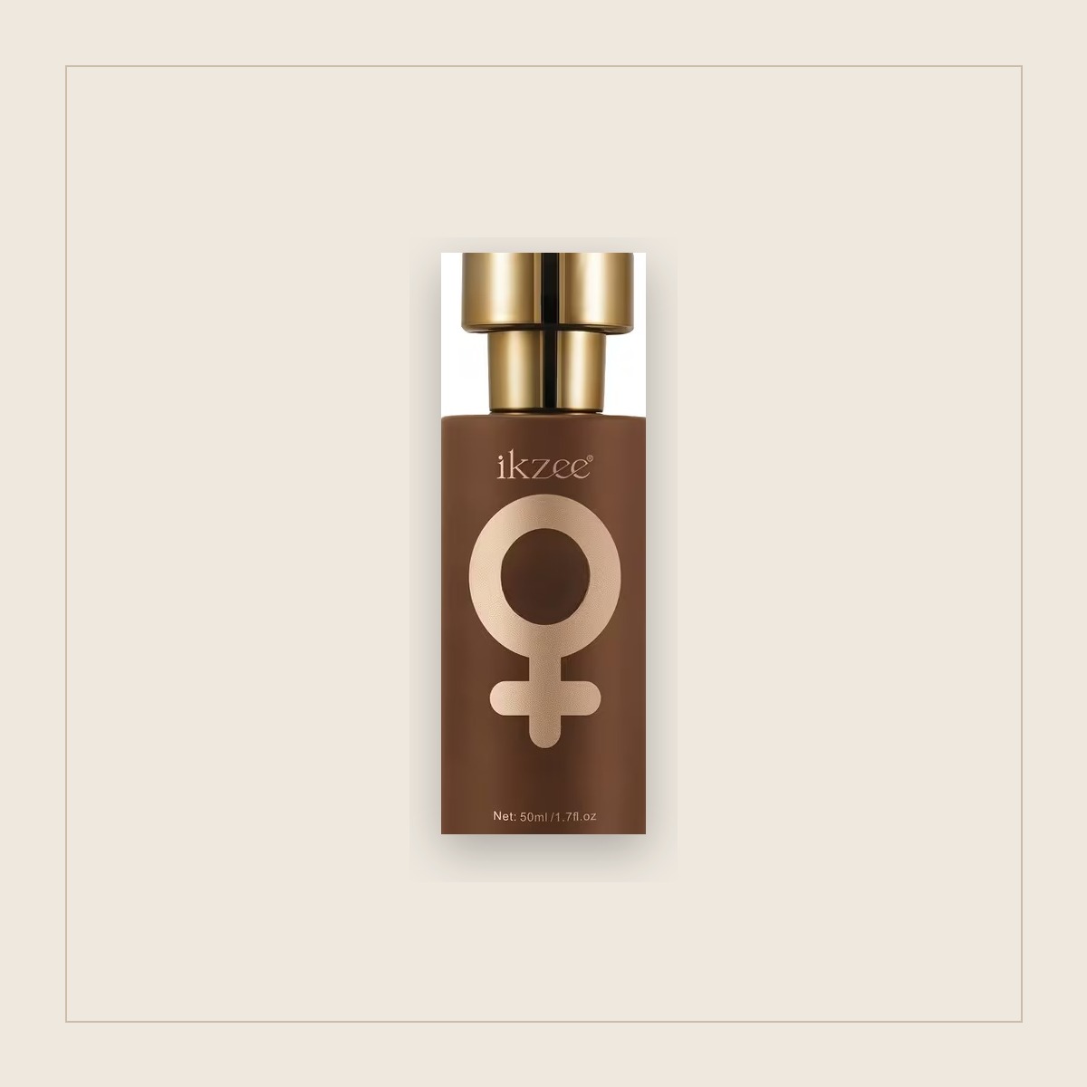 Close crop of the warm IKZEE No.02 Soft Aura bottle